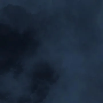 Blue smoke on dark background. Dynamic abstract fog. 3D rendering. Stock Illustration