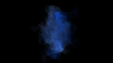 Blue Smoke Stock Footage 1089876