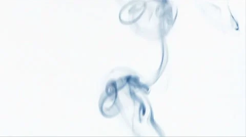 Blue Smoke Stock Footage