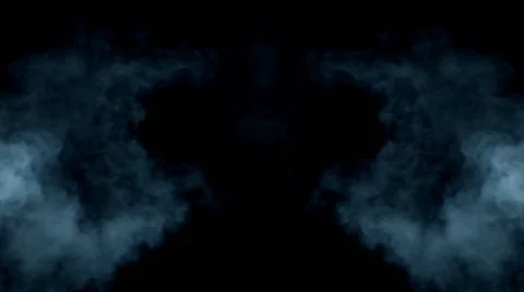 Blue Smoke Stock Footage 43241054