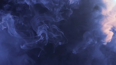 Blue Smoke Stock Footage