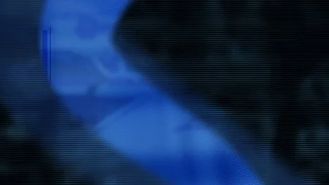 Blue smoke form waves background Stock Footage 89990481