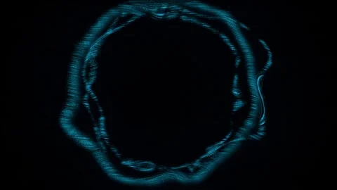 Blue smoke green motion background Video stock 309046644