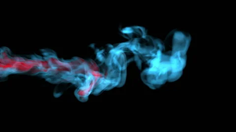 Blue smoke, high-definition 3d render Vidéo 54544936