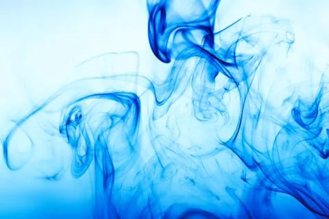 Blue smoke Stock Illustration