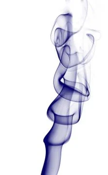 Blue smoke Stock Photos