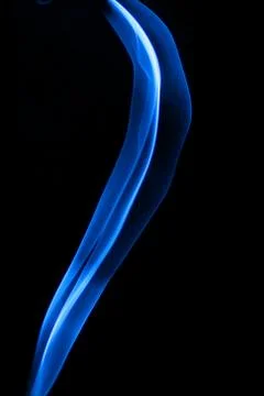 Blue smoke Stock Photos