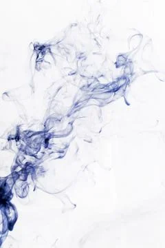 Blue smoke Stock Photos