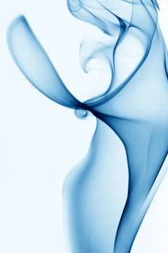 Blue smoke Stock Photos