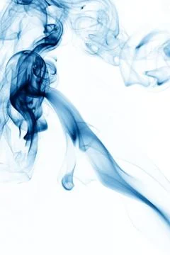 Blue smoke Stock Photos