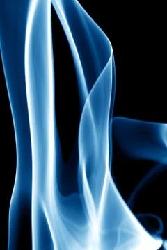 Blue smoke Stock Photos