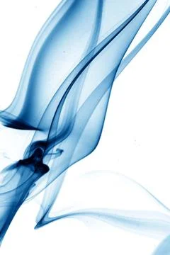 Blue smoke Stock Photos