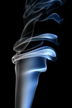 Blue smoke Stock Photos