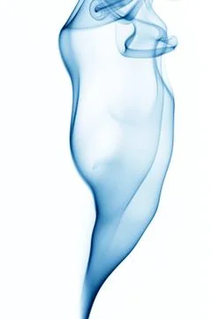 Blue smoke Stock Photos