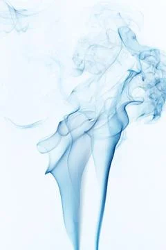 Blue smoke Stock Photos