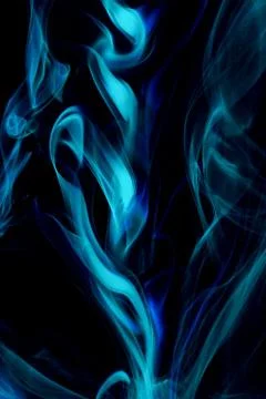 Blue smoke Stock Photos