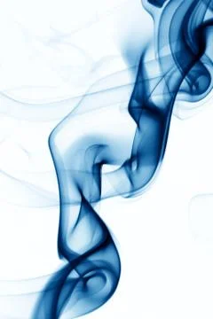 Blue smoke 写真素材