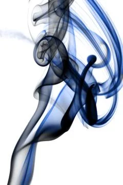 Blue smoke Stock Photos