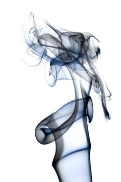 Blue smoke Foto stock