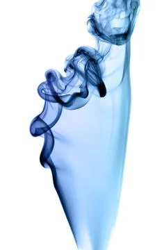 Blue smoke Stock Photos