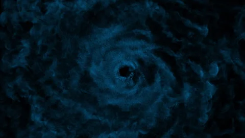 Blue smoke shockwave effect animation Stock Footage 261798354