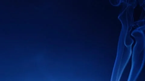 Blue smoke in slow motion Stock Footage 251577694