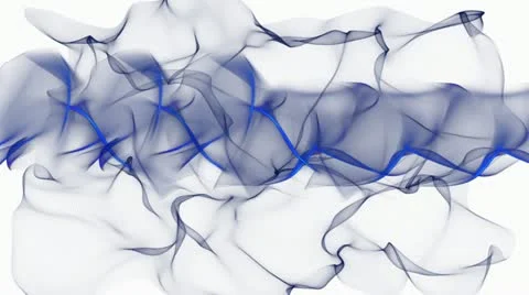 Blue smoke swing Stock Footage 22180485