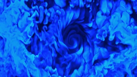 Blue smoke swirl loop effect Stock Footage 261800457