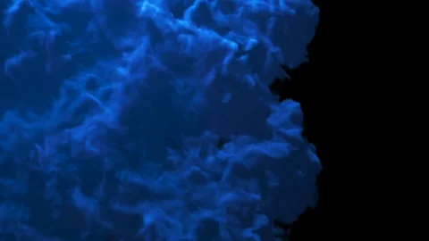 Blue Smoke Transition Stock Footage 100531988