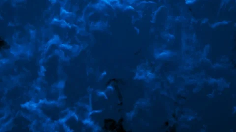 Blue Smoke Transition Stock Footage 100532006