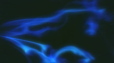 Blue Smoke Vertical Stock Footage 2265146