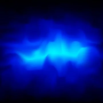 Blue smoky vector abstract background, wallpaper. Bright clot of energy, plasma Stock Illustration