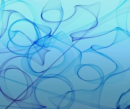 Blue smooth abstract background. Stock Illustration