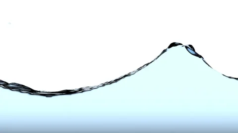 Blue smooth water waves seamless loop Stock Footage 38823155