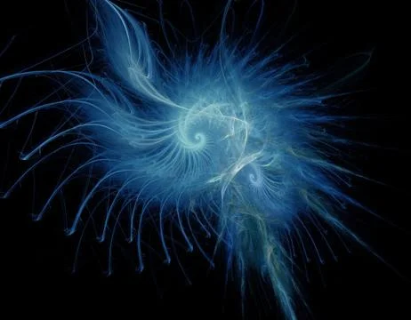 Blue snail Stock Illustration