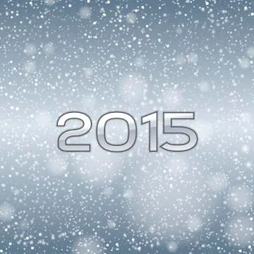 Blue Snow 2015 Illustrazione stock