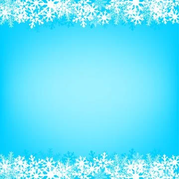 Blue snow background Stock Illustration