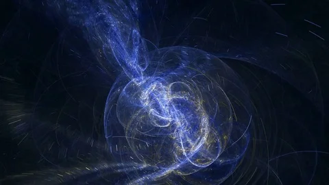 Blue snow ball pattern abstract motion background Stock Footage 71000046