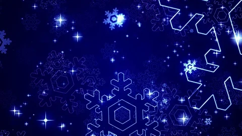 Blue Snow Magic1 Stock Footage 120465154