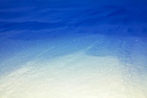 Blue snow Stock Photos