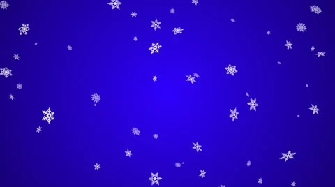 Blue snowfall background, seamless loop 動画素材 56297340