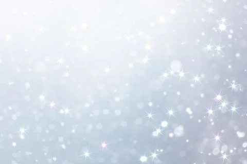 Blue snowfall bokeh background, abstract snowflake background on blurred ab.. Foto stock