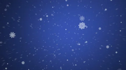Blue Snowflake background Stock Footage 45900928