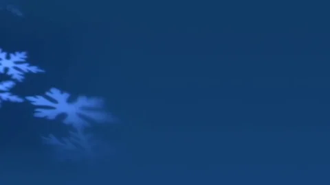 Blue Snowflake Modern Background Stock Footage 70944675