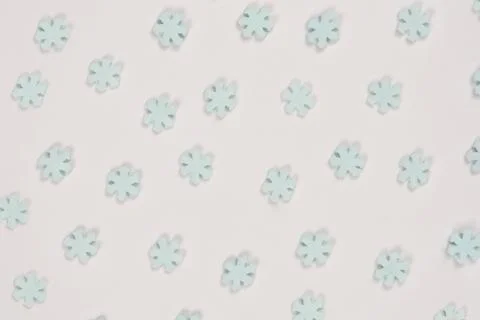 Blue Snowflake Pattern 스톡 사진