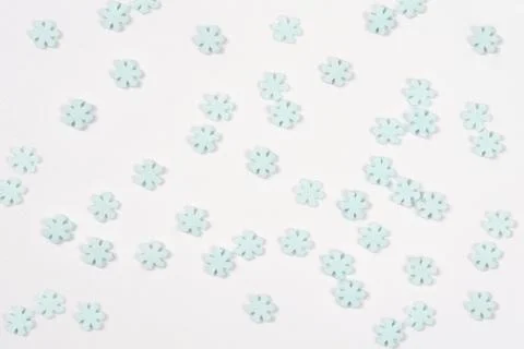 Blue Snowflake Pattern Stock Photos