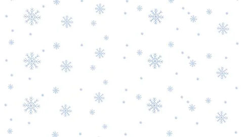 Blue snowflakes animation Stock Footage 289294446