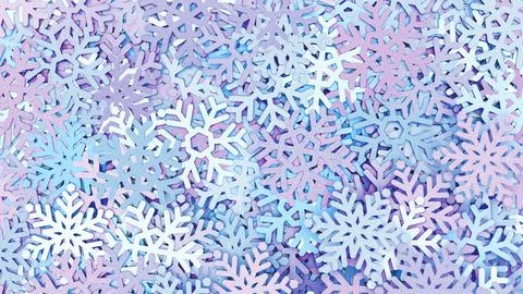 Blue snowflakes background Stock Photos