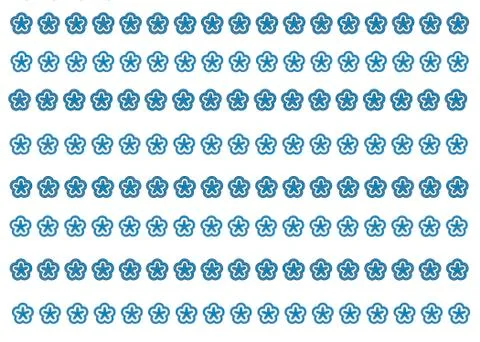 Blue snowflakes on a white Stock Illustration