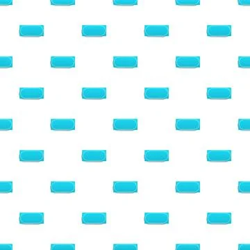Blue soap bar pattern representing hygiene and cleanliness 스톡 일러스트